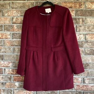 LOFT Burgundy Women's Coat